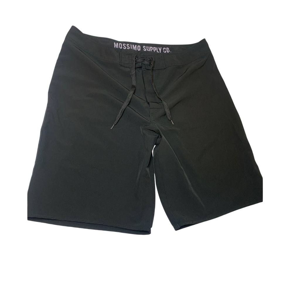 Mossimo Supply Co Mens Black Board Shorts Swim Trunks Size 36 Gorpcore